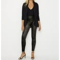 thumbnail image 1 of Spanx 20188R Velvet Shine Legging Black/Gold ( M ), 1 of 2