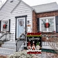 thumbnail image 6 of Merry Christmas Gnome Garden Flags 12.5x18 Double Sided Winter Yard Flag Buffalo Plaid Burlap Farmhouse Welcome Decorative Flags for Outside Outdoor Lawn Xmas Decoration, 6 of 6