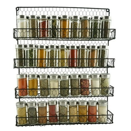 Spice Rack Organizer Country Rustic Wire Style Great Storage For