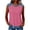 C-Pink60, variant on DHFJKG Tank Tops For Women Crew Neck Patchwork Summer Sleeveless Cami T-Shirts Color Block Streetwear Graphic Tee Stylish Top