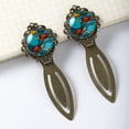 thumbnail image 3 of Sea turtles Vintage Copper-Colored Lace Bookmarks: Stainless Steel Book Marks for Readers and Book Lovers - Set of 2 Bookmarks, 3 of 5