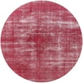 thumbnail image 1 of Ahgly Company Machine Washable Indoor Round Industrial Modern Crimson Red Area Rugs, 4' Round, 1 of 7