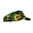 thumbnail image 2 of Gaeub Sunflower 1 Sun Visor Hats with Empty Top and Adjustable, UV Protection for Golf Tennis Cycling Running, 2 of 8
