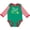 Green and Red, variant on Inktastic Meema Boy Grandson Dinosaur Boys Long Sleeve Baby Bodysuit