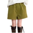 thumbnail image 4 of Edvintorg Girls Shorts Size 10-12 Loose Fit Casual Elastic Waisted Athletic Short with Pockets Teen Clothes for Girls, 4 of 8