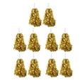 thumbnail image 4 of 10 Pcs/5 Pairs 25g Plastic Cheering Balls Squad Spirited Fun Cheerleading Kit Cheer Poms Cheerleaders Supples with Handle for Competition Cheering Sports Events (Golden), 4 of 8