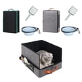 thumbnail image 2 of Foldable Litter Box Portable Design for Travel and Camping Quick Fold Easy to, 2 of 20