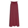 thumbnail image 3 of Una Línea de Vestidos de Verano para las Mujeres 2025 sin Mangas Vestido de Noche Suave, Cuello en V Plisado Vestido de Sueño Ligero, 3 of 6