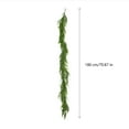 thumbnail image 3 of 5.9FT Christmas Pines Needle Garland, Artificial Norfolk Pines Garland Hanging Ratten Decoration, Faux Plants Wreath Garland for Fireplace Stairs Table Mantle Christmas Party Decor, 3 of 5
