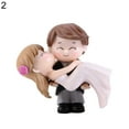 thumbnail image 2 of SPRING PARK Miniature Dollhouse Fairy Garden Wedding Decor Blond Couple Bride & Groom Toy, 2 of 7