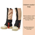 thumbnail image 2 of Cache-jambes pour Enfants, Imperméables pour l'Extérieur, Cache-Neige pour Enfants, Randonnée, Escalade, Chasse, Couvre-Jambes, Chaussures, Cache-Jambes pour Enfants 2-12 Ans, 2 of 7