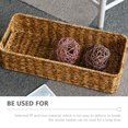 thumbnail image 2 of Woven Storage Basket Organizer Bathroom Baskets Bin Bins Food Tray Rack Wicker Imitation Rattan Pp, 2 of 6