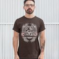 thumbnail image 3 of Tee Hunt The Great American Bobber T-Shirt Motorcycle Enthusiast Biker Men's Tee, Brown, X-Large, 3 of 5