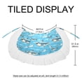 thumbnail image 5 of Shark Stylish Chiffon Women's Beach Dress with Polyester Straps - for Beach Skirts, 5 of 6