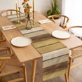 thumbnail image 3 of Table Runner 90 Inches Long for Kitchen Dining, Vintage Yellow Wood Dresser Scarf Farmhouse, Dining Table Decorations for Wedding/Parties, Farmhouse Retro Wooden Plank 13 x 90 In, 3 of 8