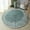 Green, variant on YIMWNYI Non-Shedding Round Short Hair Rug, Stain Resistant, Easy to Clean, Kid and Pet-Friendly, Modern Style for Living Room, Bedroom, Low Pile, Washable, Anti-Slip Backing