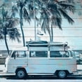 thumbnail image 2 of Kimberly, Allen 26x26 Black Ornate Wood Framed with Double Matting Museum Art Print Titled - A Day at The Beach 3, 2 of 4