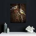 thumbnail image 4 of Nawypu Peek A Boo Cedar Waxwings Canvas Wall Art, 4 of 4