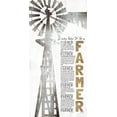 thumbnail image 2 of Rae, Marla 14x24 White Modern Wood Framed Museum Art Print Titled - Born to be a Farmer, 2 of 4