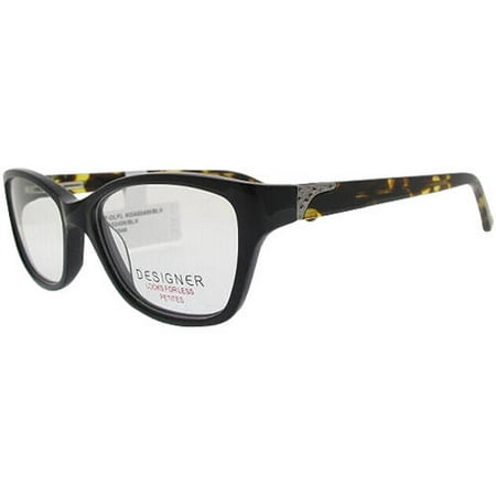 Designer Looks for Less Eyeglass Frames, Black - Walmart.com
