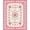 Pink Ivory, Pattern 2, variant on ODIKA Cat Boho Floral Design With Cartoon Animal Motif And Scallop Border for King Size Bedroom, Master Suite, Under Bed, Foldable Easy Care