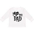 thumbnail image 3 of Inktastic I Love My Dad Boys or Girls Long Sleeve Toddler T-Shirt, 3 of 5