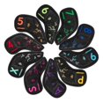 thumbnail image 1 of Cubierta de cabeza de golf Sunnimix 10x PU cuero negro, 1 of 8