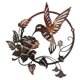 thumbnail image 1 of Iron Art Bird Wall Sculpture Iron Circle Bird Shaped Wall Decoration Adornment, 1 of 3
