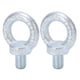 thumbnail image 2 of Perno de anillo de elevación, 2 pernos de anillo de elevación Pernos de acero al carbono galvanizado Perno de argolla de rosca profunda Eficiencia maximizada, 2 of 14