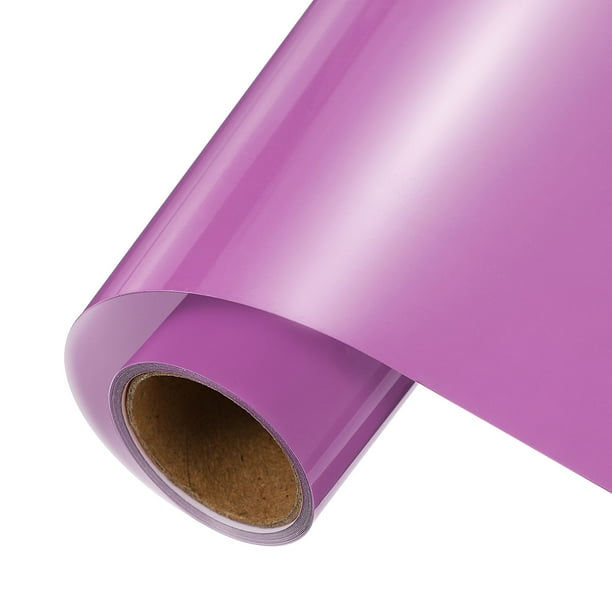 Vinilo de Transferencia de Calor Rosa Uxcell, Rollos de Vinilo de 12 Pulgadas x 5 pies para Corte de Calcomanías, Señales, Álbumes de Recortes, Manualidades DIY, Decoración del Hogar