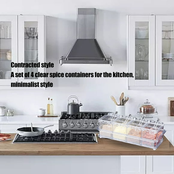 Juego de tarros para especias BuyWeek caja para condimentos de cocina