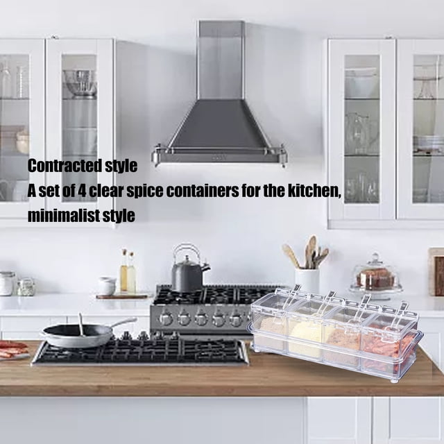 Juego de tarros para especias BuyWeek caja para condimentos de cocina