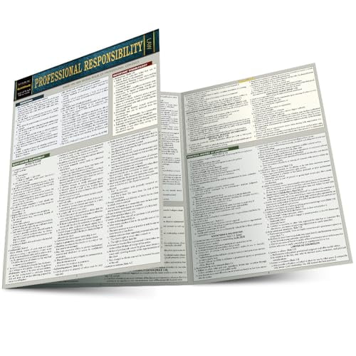 Pre-Owned Professional Responsibility: a QuickStudy Laminated Reference Guide (Quickstudy Reference Guide), 9781423241867, 142324186X, Paperback, Second Edition, New Edition, Updated & Revised ed