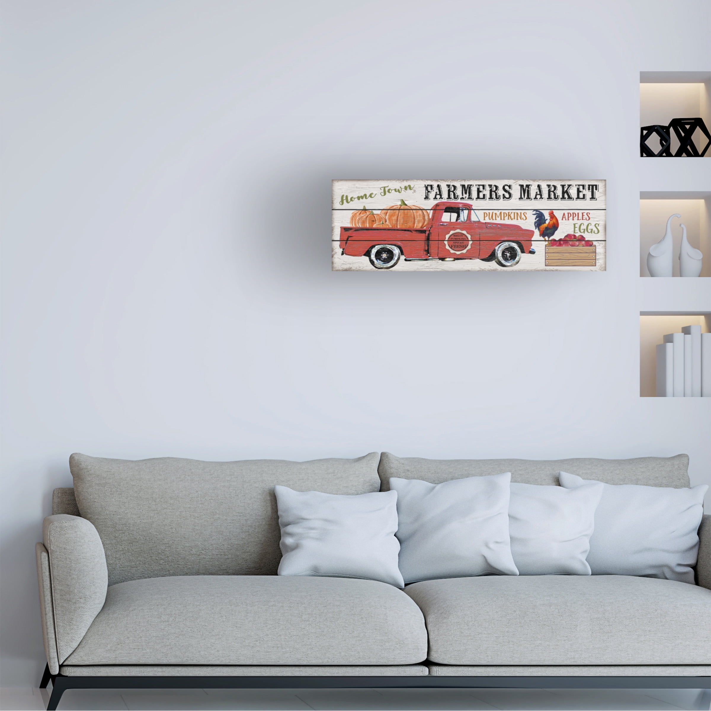 Trademark Fine Art 'Farmers Market 1' Canvas Art by Jean Plout