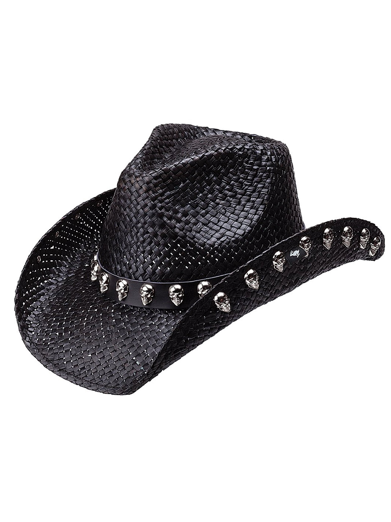 C.C Ombre Open Weave Cowbay Hat with Braided Trim, Rust 