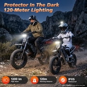 Set of 2 Electric Bike for Adults, 1500W 3000W E-Mountain Bike 48V 15.6AH 52V 40AH UL2849
