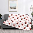 thumbnail image 2 of Yiaed Spiders Insects Print Blanket Throw Blanket Soft Cozy Flannel Blanket for Home Bed Sofa Couch Chair-50"x40", 2 of 6