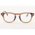 thumbnail image 2 of Tom Ford 5660 048 Brown Horn / Blue Block Eyeglasses FT5660-B 048 49mm, 2 of 3