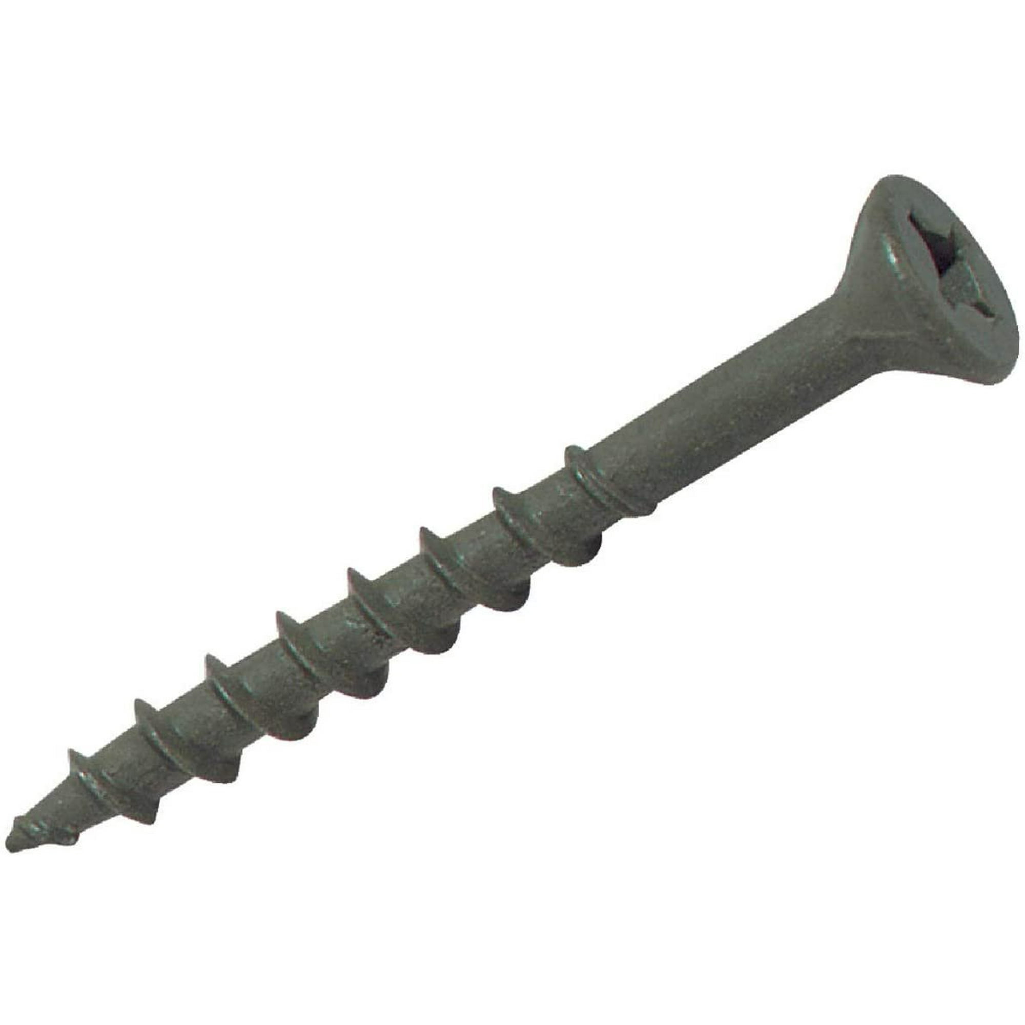 PrimeSource Exterior Wood Screw Premium-Coated Rust Resistant - 25 lb, 1-1/4 In — Construction & DIY Use, Standard Hardware Spec