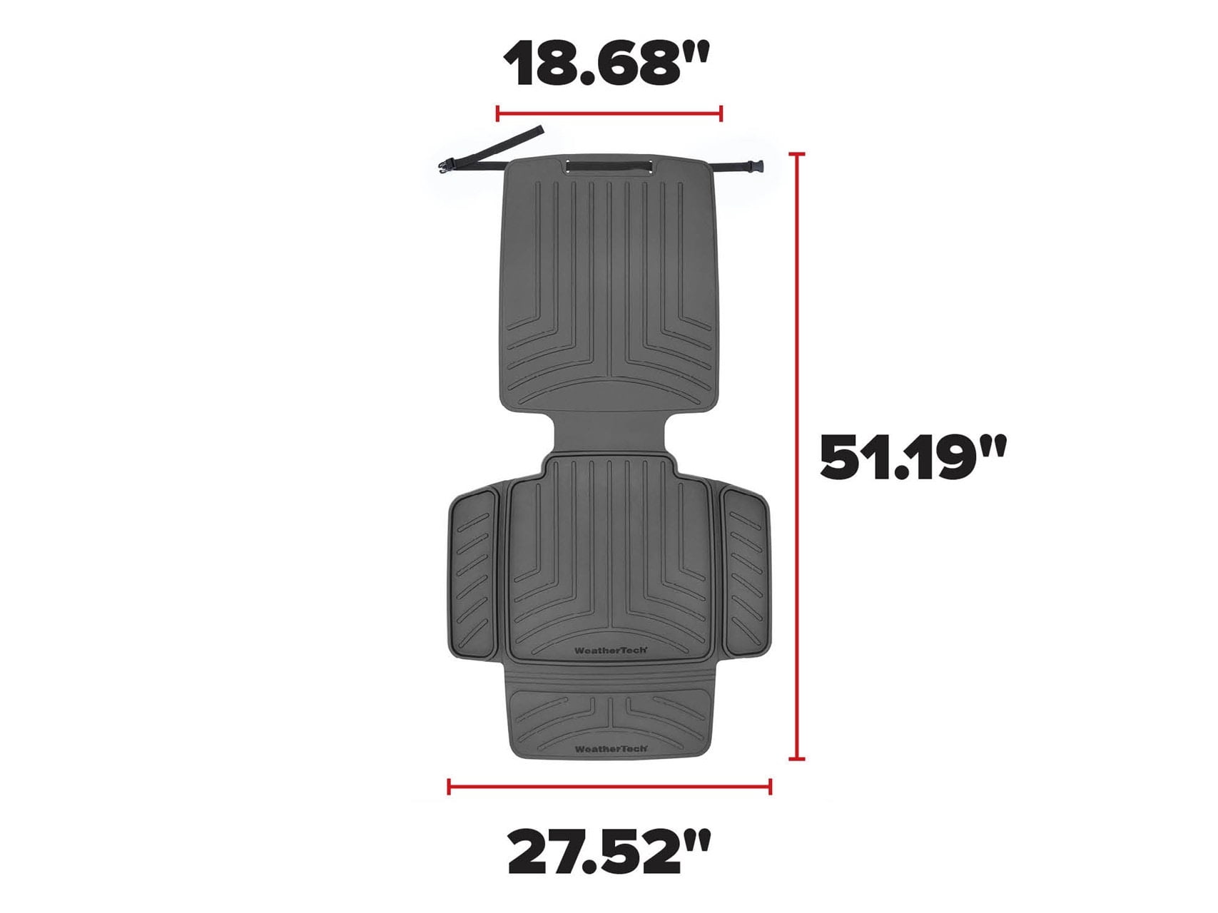 WeatherTech Child Car Seat Protector, Black
