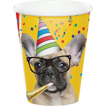 Way to Celebrate Paper Cups, Party Pets, 8 Count