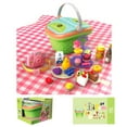 thumbnail image 4 of Esaierr Kid Play House Picnic Basket Simulation Fruit Portable Storage Set Multi Kind of Toy for 3+Y, 4 of 5
