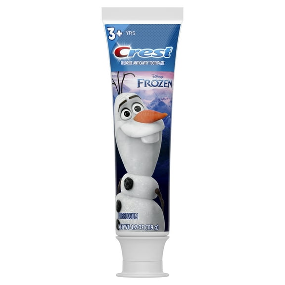 Crest Kids Toothpaste with Fluoride, Disney's Frozen, Bubblegum Flavor, 4.2oz