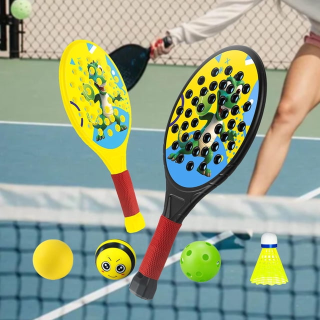 2 PCS Kids Raquetas Padel Paddles Confort Confort Confort Práctica Paddle Tennis Raguas Raquetas para principiantes Entrenamiento de niños
