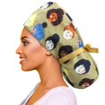 thumbnail image 2 of Gorros quirúrgicos Scrub Caps ABAMERICA Ponytail para mujer, 2 of 7