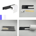 thumbnail image 4 of Portarollos de Papel Higiénico Negro, Portarrollos Adhesivo Que Se Adapta A la Mayoría de Tamaños de Rollos de Papel, Portarrollos de Papel Higiénico para Montaje en Pared, 4 of 5