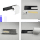 thumbnail image 4 of Portarollos de Papel Higiénico Negro, Portarrollos Adhesivo Que Se Adapta A la Mayoría de Tamaños de Rollos de Papel, Portarrollos de Papel Higiénico para Montaje en Pared, 4 of 5