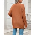 thumbnail image 5 of Zeagoo Women' Cardigans Long Sleeveless Sweater Button Down Open Front Colorblock Clothes, 5 of 5