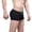 Black, variant on Men's Running Sweat Absorbent U Double Layer Ribbed Sports Leggings White L