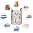 thumbnail image 3 of Lsque German Shepherd Dog pattern Laundry Hamper Basket, Tall Woven Rope Hamper Basket for Clothes, Lightweight Storage Basket, Collapsible Waterproof-Medium, 3 of 8